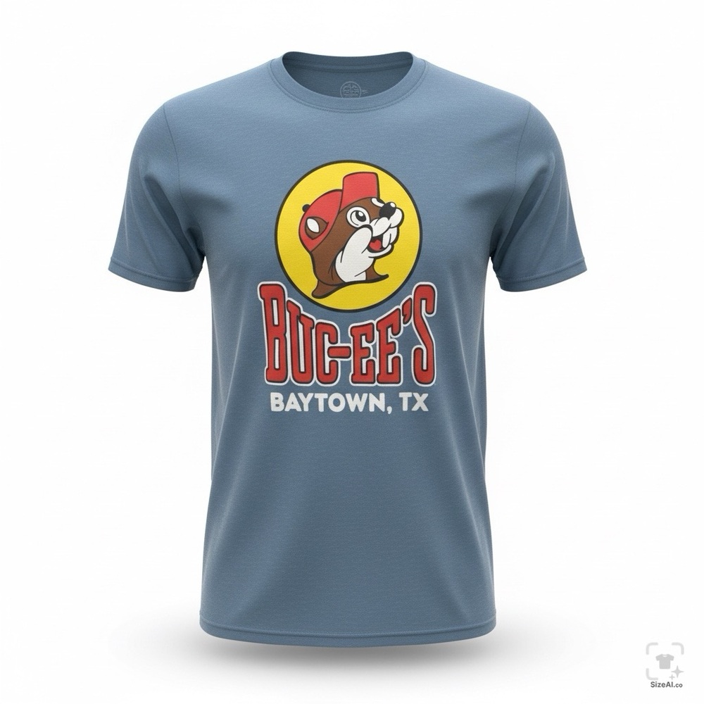 Buc-ee's Blue Short Sleeve Tee